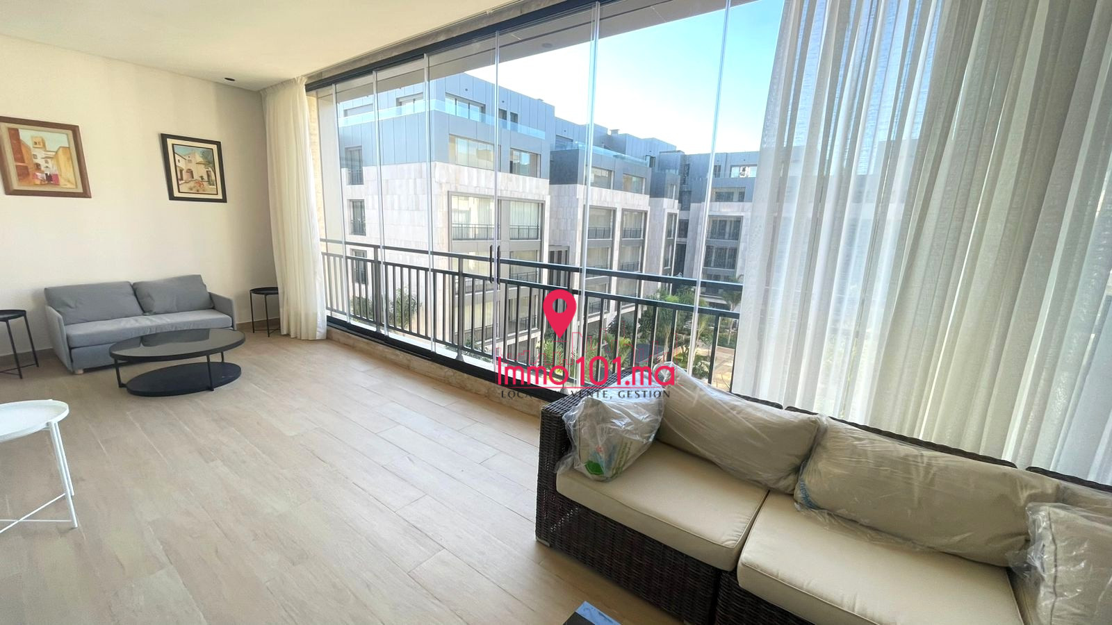 Location duplex meublé à l’Orangeraie – Souissi ZLLAM2342